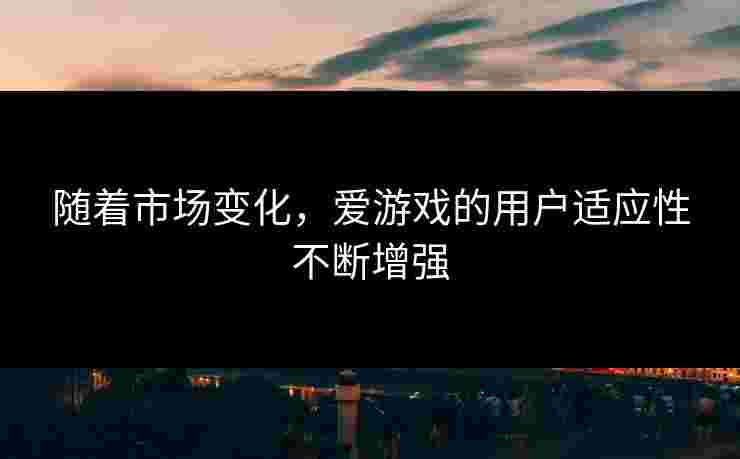随着市场变化，爱游戏的用户适应性不断增强