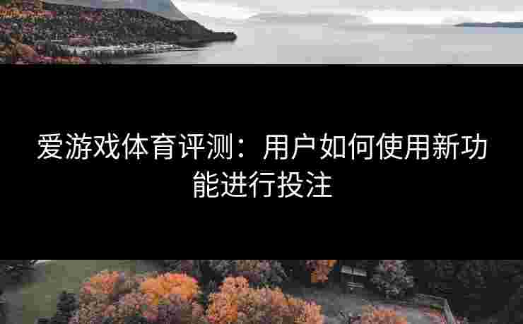 爱游戏体育评测：用户如何使用新功能进行投注
